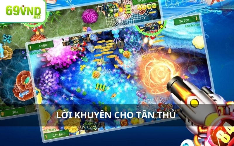 Lời khuyên cho người mới chơi bắn cá online